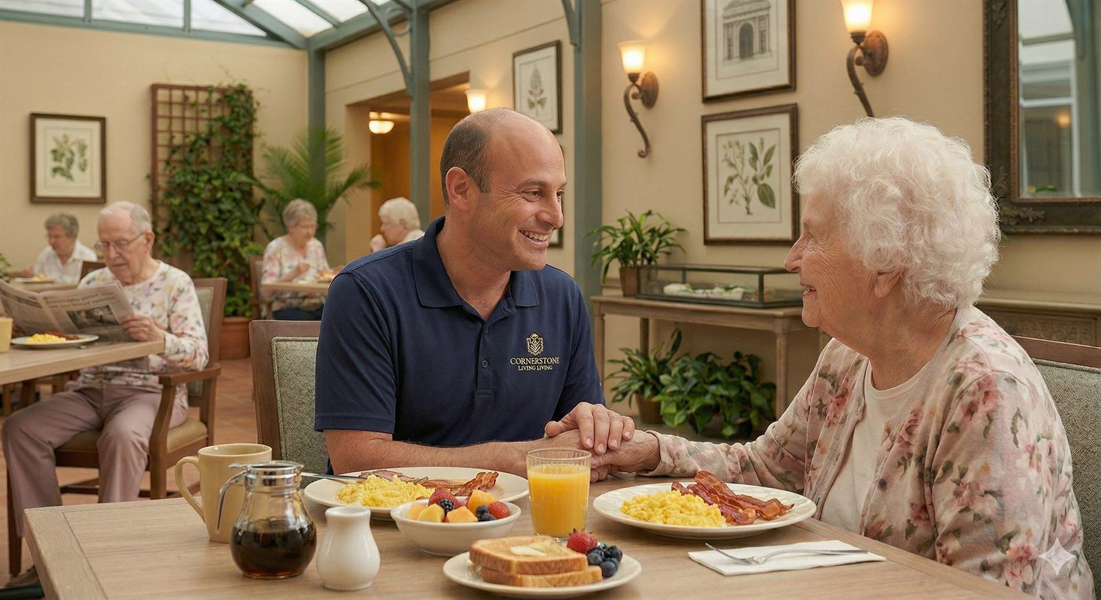 Homestyle dining at Cornerstone Living